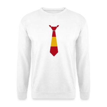 Conception de cravate de drapeau allemand - Sweat-shirt Unisexe - blanc - Devant