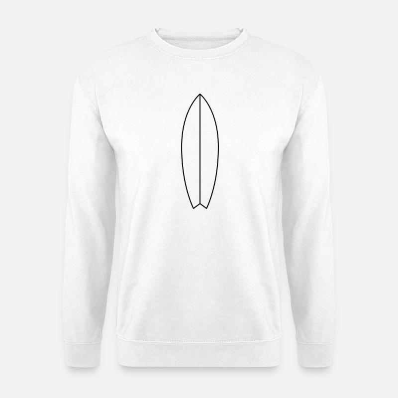 Surfboard - Unisex Sweatshirt - white