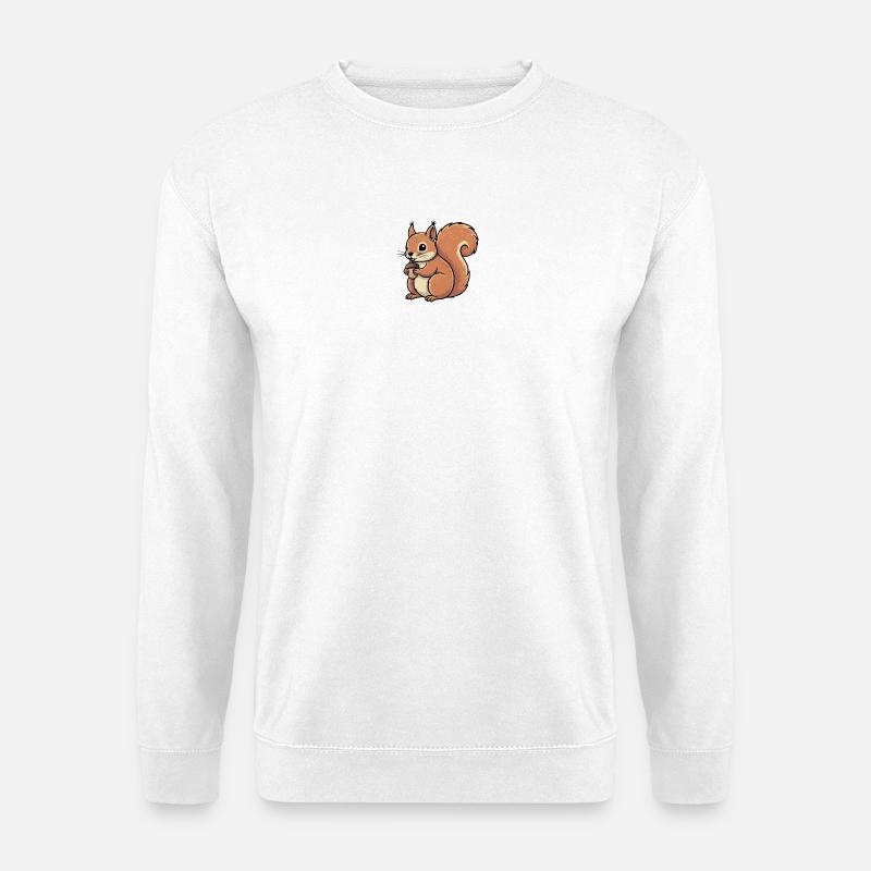 Eichhörnchen - Unisex Pullover - Weiß