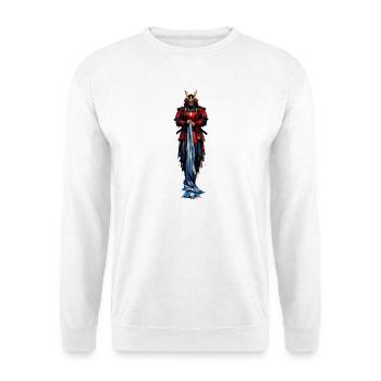 Red Warrior Samurai Coat - Unisex Sweatshirt - white - Front