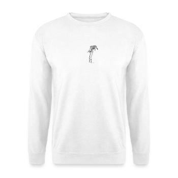 Palmen mit Kokosnuss - Unisex Pullover - Weiß - Vorne