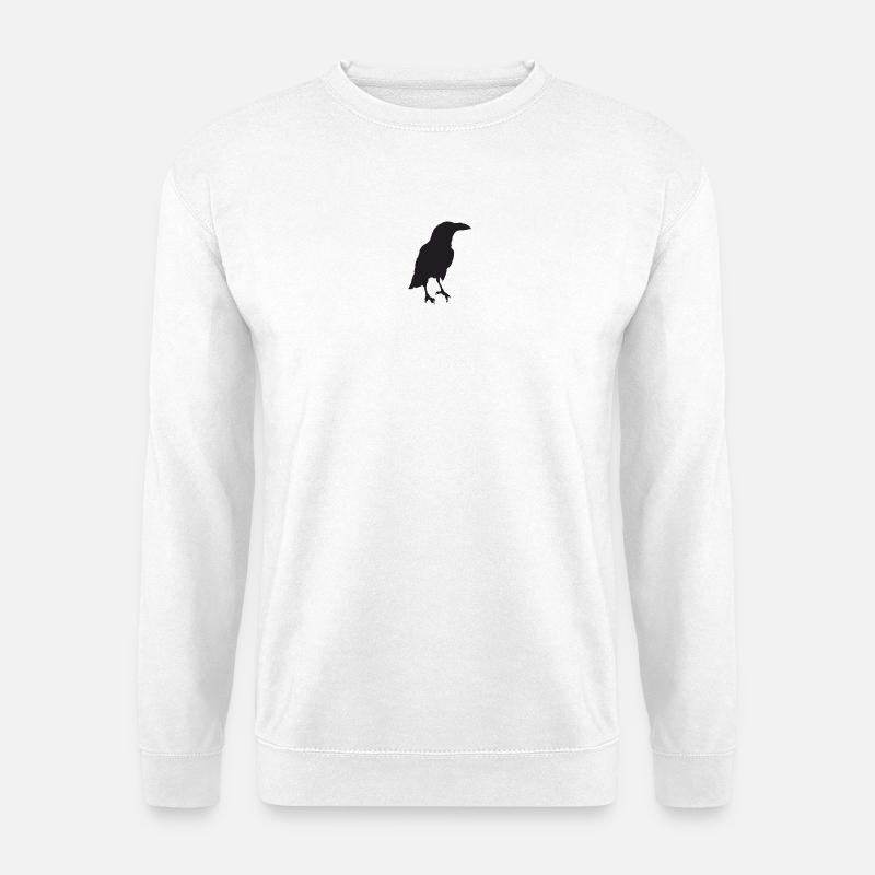 Krähe IV - Unisex Pullover - Weiß