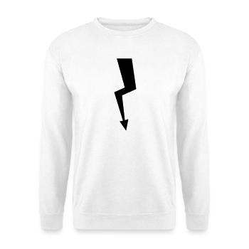 Blitz - Unisex Pullover - Weiß - Vorne