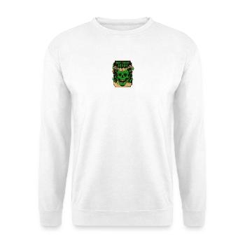 Pas aujourd'hui, Jésus, Satan, dessein. - Sweat-shirt Unisexe - blanc - Devant