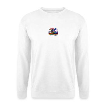 Be Proud Rainbow Pride Emblem - Unisex Sweatshirt - white - Front