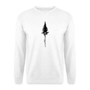 Baum Wandern Outdoor - Unisex Pullover - Weiß - Vorne