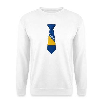 Bosnia Tie - Unisex Sweatshirt - white - Front