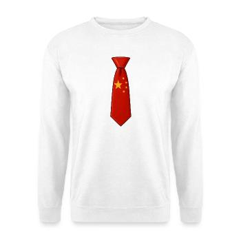 China Tie - Unisex Sweatshirt - white - Front
