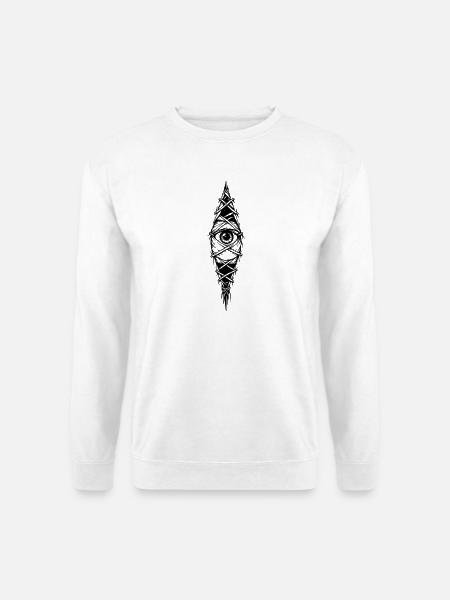 Mystic Eye bandagiert - Unisex Pullover - Weiß