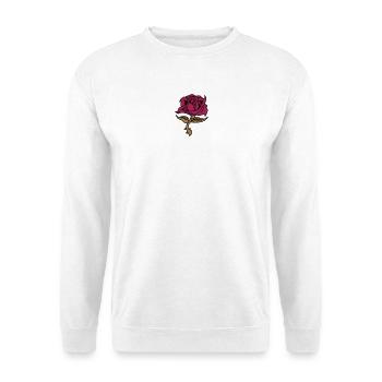 Rose (flower) - Unisex Sweatshirt - white - Front