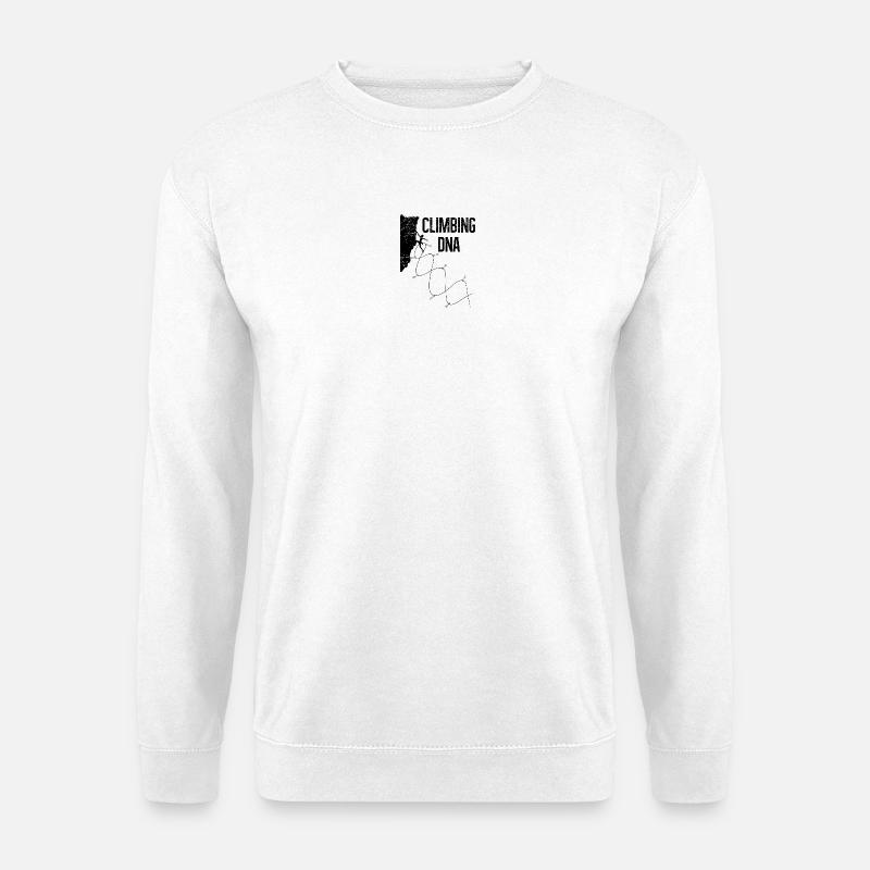 Kletter-DNA - Unisex Pullover - Weiß