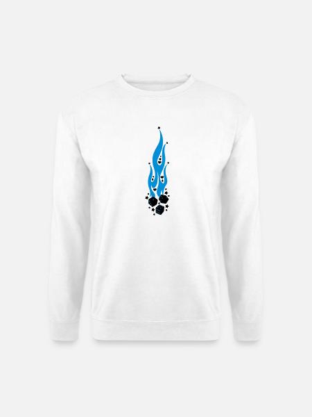 flammen - Unisex Sweatshirt - white