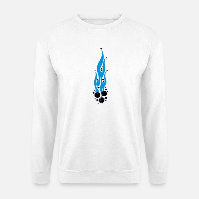 flammen - Unisex Sweatshirt - white