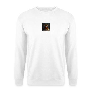 Affen-Sandwich - Unisex Pullover - Weiß - Vorne