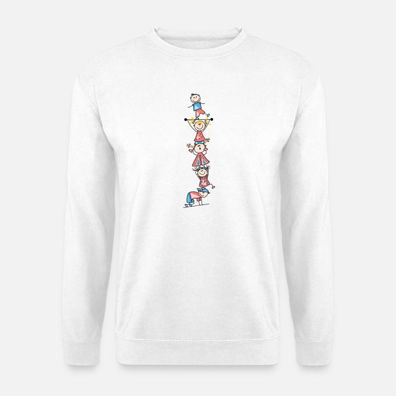 Kinder - Unisex Pullover - Weiß