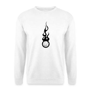 Basket Ball / Basketball / Basktet-Ball / Sport - Sweat-shirt Unisexe - blanc - Devant