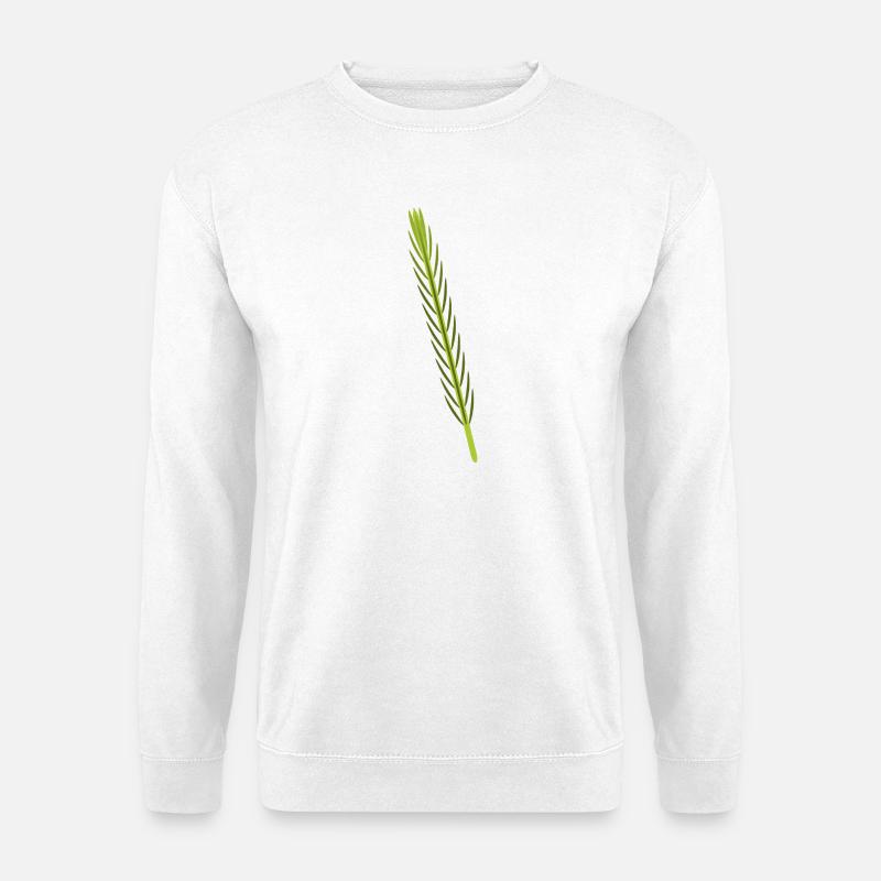 Rosemary Botanische Illustration - Unisex Pullover - Weiß