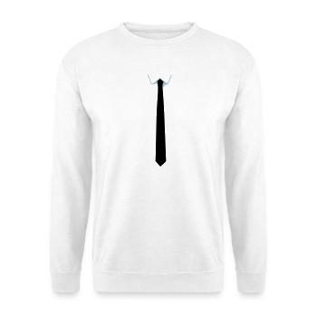 tie - Unisex Sweatshirt - white - Front