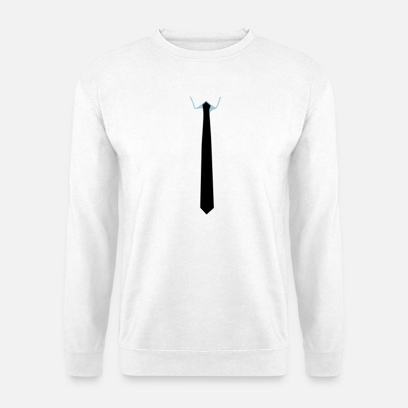 tie - Unisex Sweatshirt - white