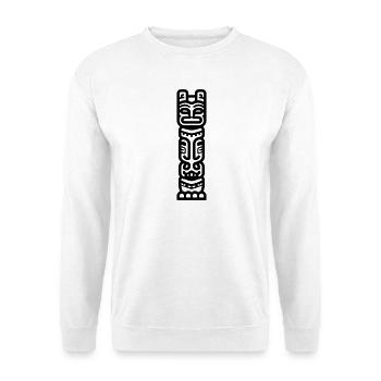 Totem - Unisex Pullover - Weiß - Vorne - Alina (178cm) & Michal (187cm)