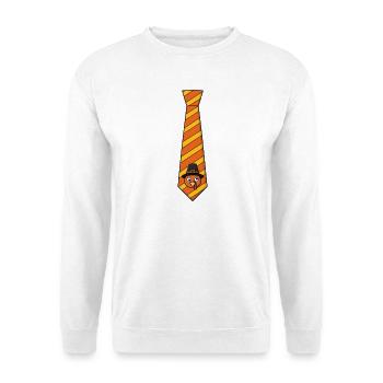 Herbst, Herbst, Truthahntag, Abendessen, Thanksgiving. - Unisex Pullover - Weiß - Vorne - Alina (178cm) & Michal (187cm)