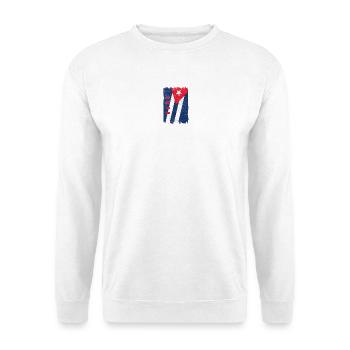 Drapeau de Cuba - Sweat-shirt Unisexe - blanc - Devant