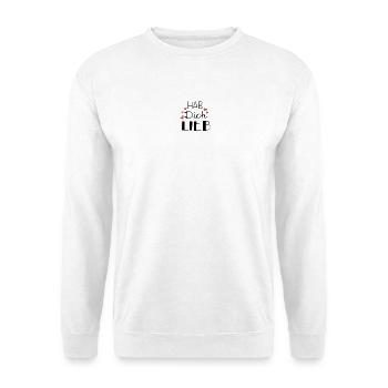 Hab dich lieb - Unisex Pullover - Weiß - Vorne