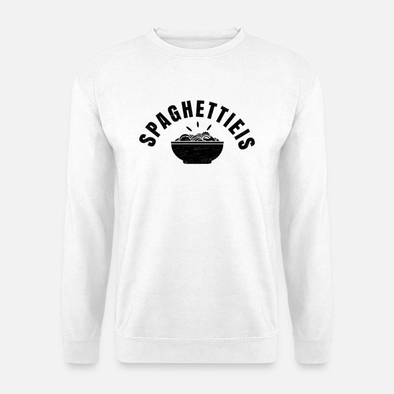 Spagetti Eis - Unisex Pullover - Weiß