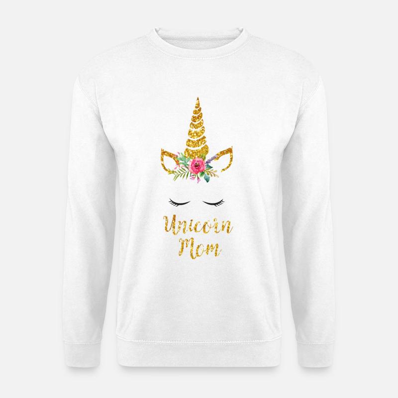 Unicorn Mom - Unisex Pullover - Weiß
