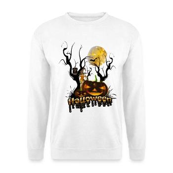 Halloween - Unisex Pullover - Weiß - Vorne