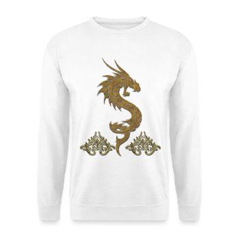 wunderbarer chinesischer Drache - Unisex Pullover - Weiß - Vorne