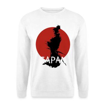japan ninja manga cosplay fight jiu-jitsu karate l - Unisex Sweatshirt - white - Front