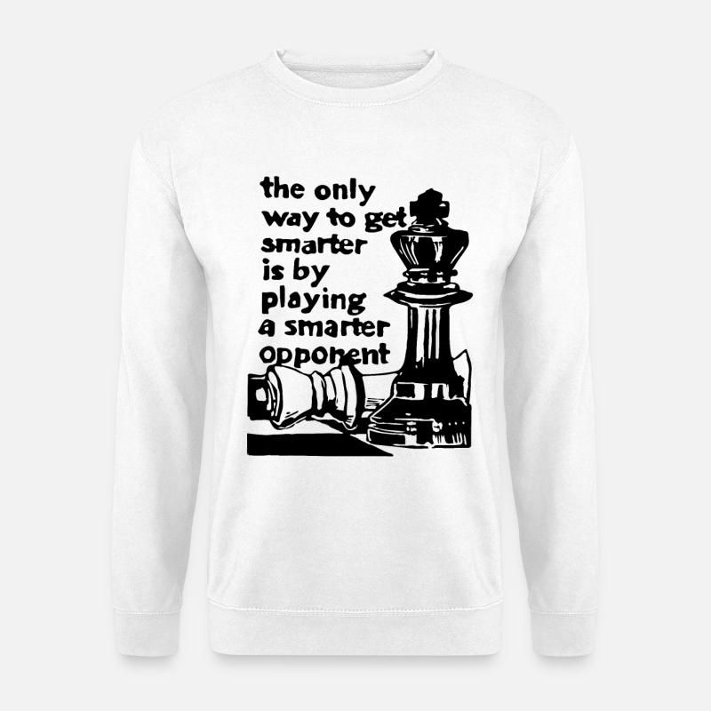 Chess chess player gift - Unisex Sweatshirt - white
