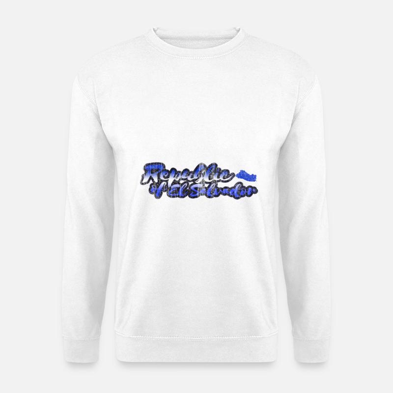 El Salvador San Salvador - Unisex Pullover - Weiß