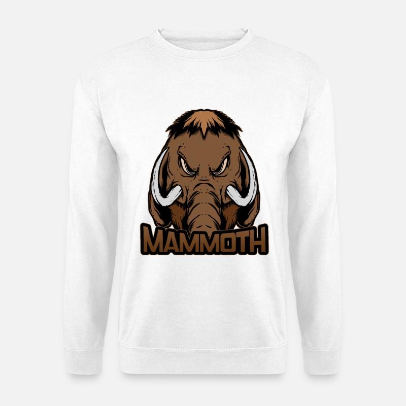 Mammoth evil mammoth - Unisex Sweatshirt - white