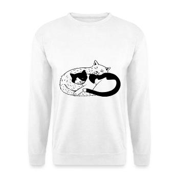 Feline - Unisex Sweatshirt - white - Front