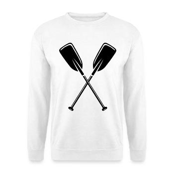2 Paddel - Unisex Pullover - Weiß - Vorne