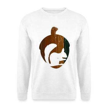 Haselnuss - Eichhörnchen - Unisex Pullover - Weiß - Vorne