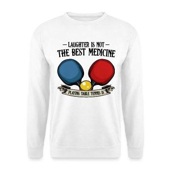 Bannière de tennis de table : Adversaires pulsants - Sweat-shirt Unisexe - blanc - Devant