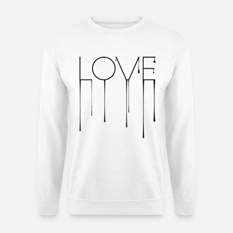 Love - Unisex Pullover - Weiß