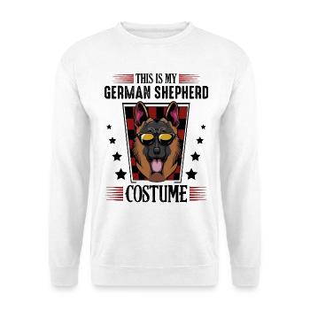 Lunettes de soleil Shepherd Dog au look rétro - Sweat-shirt Unisexe - blanc - Devant
