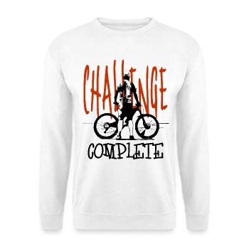 MTB Mountainbike Tour - Unisex Pullover - Weiß - Vorne