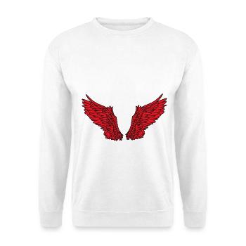 Wings Angel Wings Celestial Angel Satan Devil - Unisex Sweatshirt - white - Front