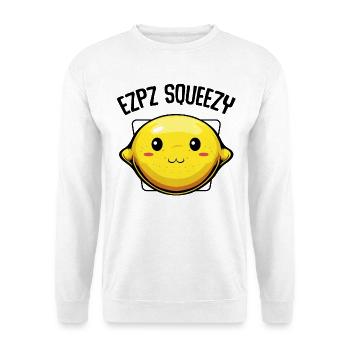 Sweet lemon smile - Unisex Sweatshirt - white - Front