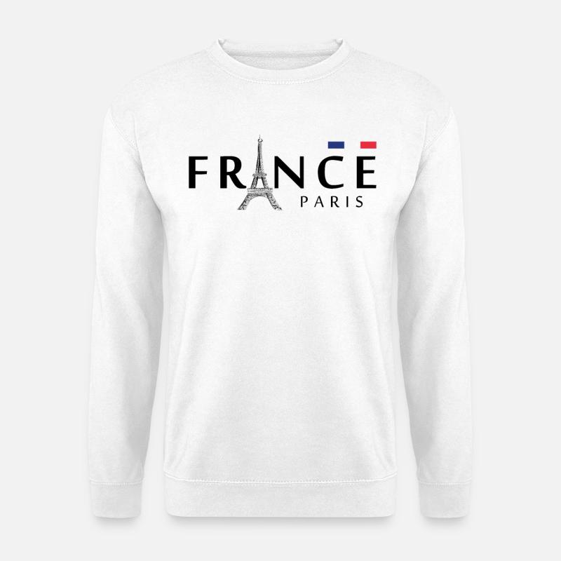 FRANKREICH PARIS - Unisex Pullover - Weiß