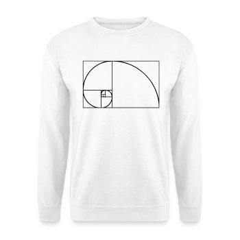 Tshirt Fibonacci - Sweat-shirt Unisexe - blanc - Devant
