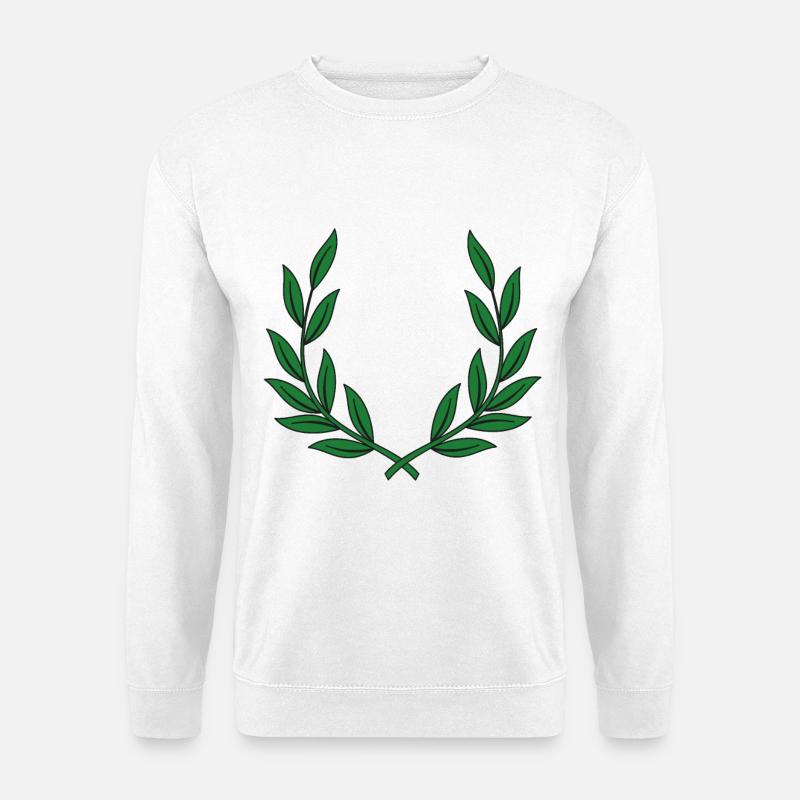 Lorbeerkranz Sieg Gewinnen Sport Erfolg - Unisex Pullover - Weiß