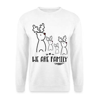 Christmas family - Unisex Sweatshirt - white - Front