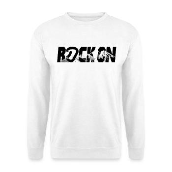 Climber climb mountain climber - Unisex Sweatshirt - white - Front