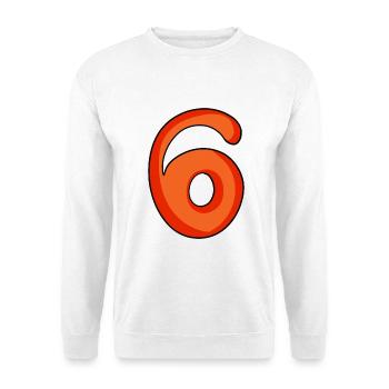 Numéro 6 - Sweat-shirt Unisexe - blanc - Devant